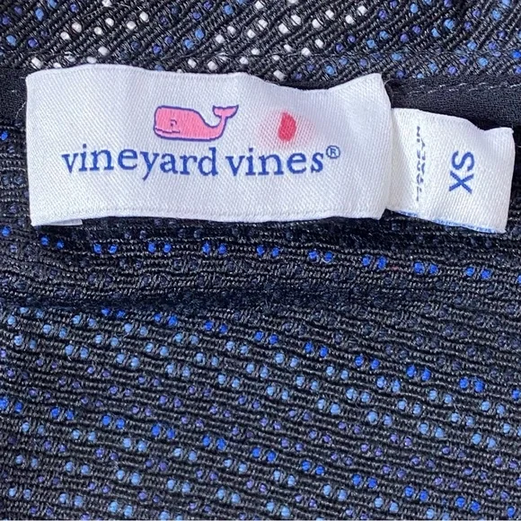 Vineyard Vines Striped Woven Jacket In Blue Sz XS - Picture 10 of 11